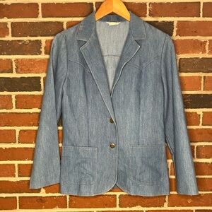 Vintage denim blazer